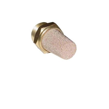 Airbagit Airbagit FIT-SPEEDCONTROL-MUFFLER-00 Muffler Meshnpt Male Air Fittings - 0. 37 in. FIT-SPEEDCONTROL-MUFFLER-00
